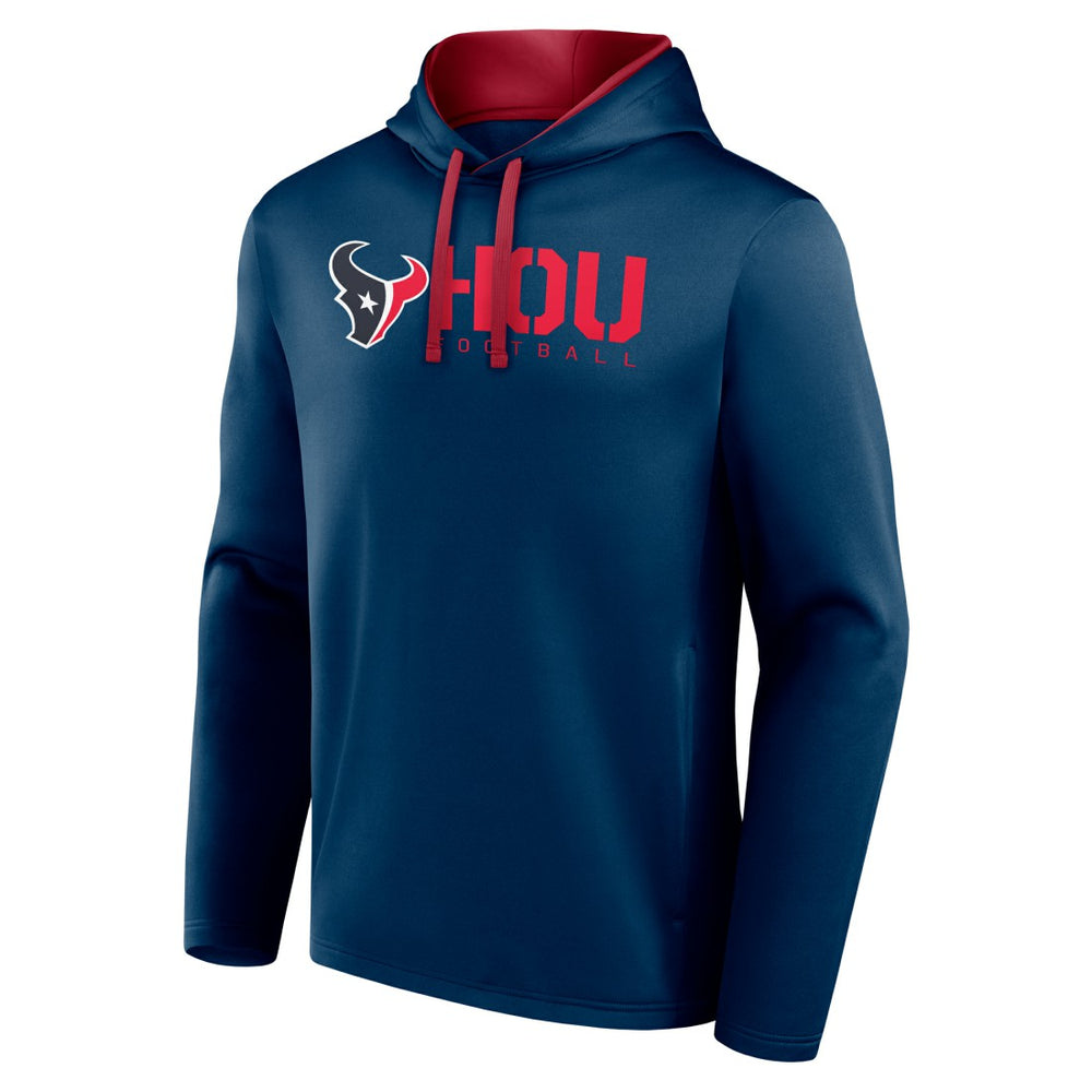 Houston Texans Logo Athletic Head Start Pullover Hoodie - Navy sale