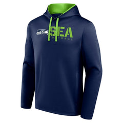Seattle Seahawks Logo Athletic Head Start Pullover Hoodie - College Navy cheap
