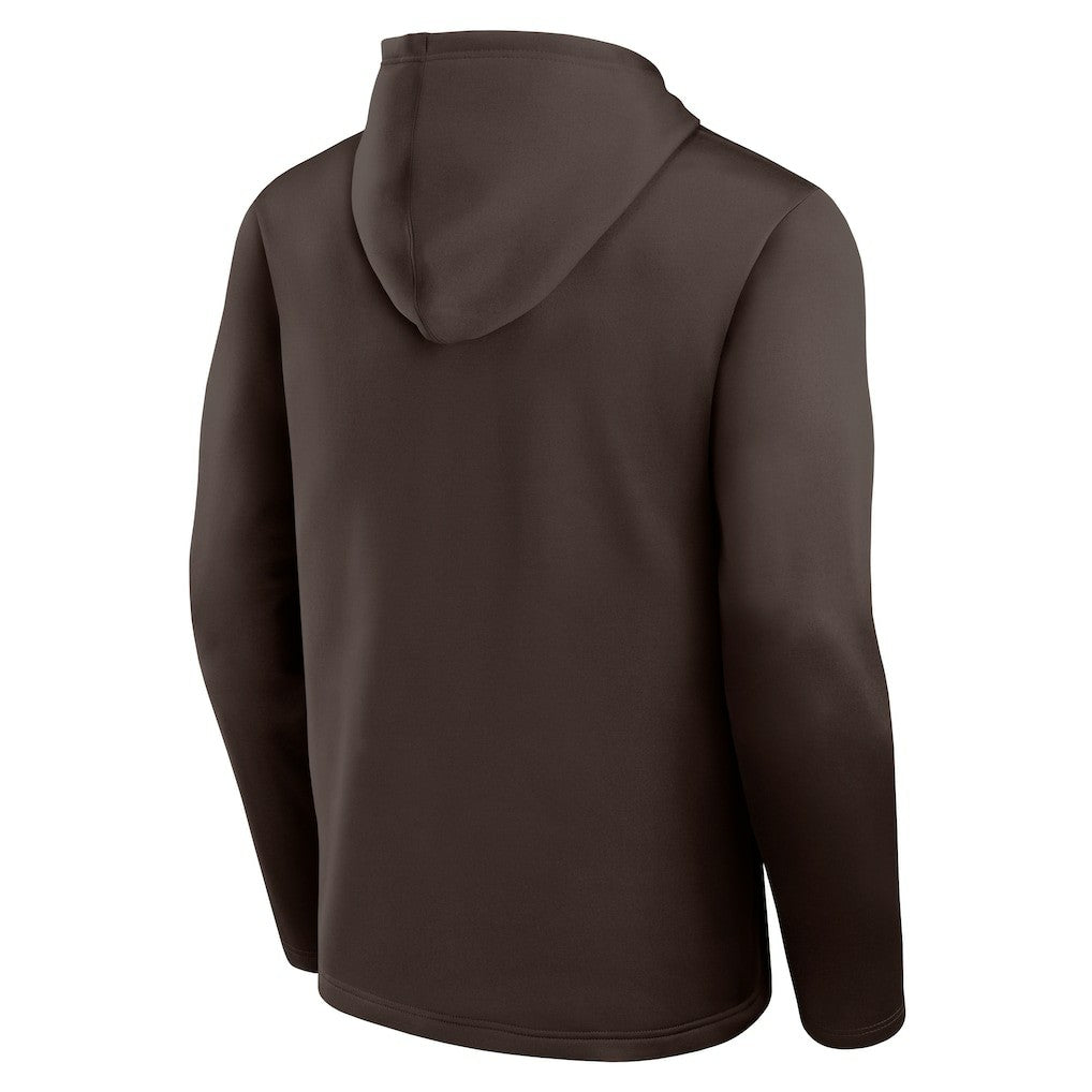 Cleveland Browns Logo Athletic Head Start Pullover Hoodie - Brown online