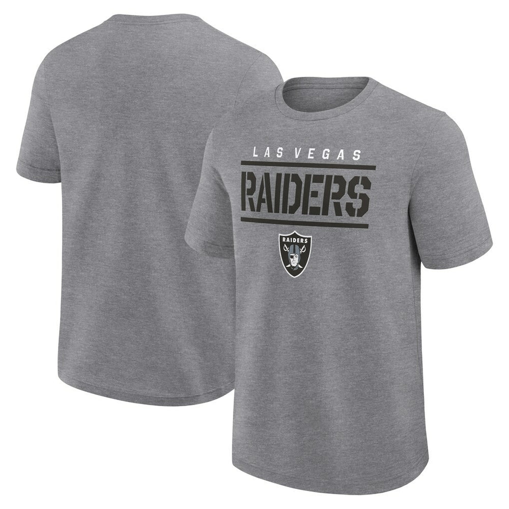 Las Vegas Raiders Logo Athletic Top Notch T-Shirt - Heather Gray sale