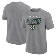 Green Bay Packers Logo Athletic Top Notch T-Shirt - Heather Gray for sale