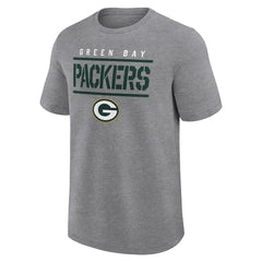 Green Bay Packers Logo Athletic Top Notch T-Shirt - Heather Gray for sale