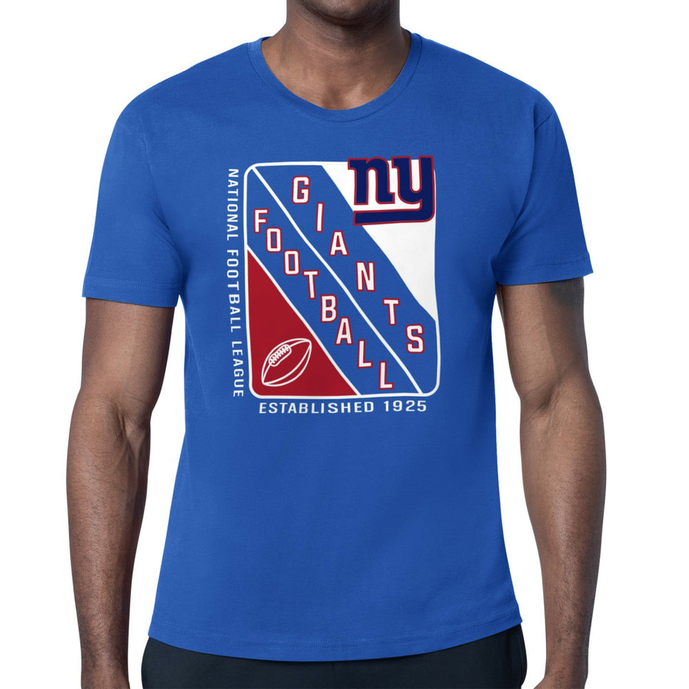 New York Giants Starter Shield Logo T-Shirt - Royal cheap
