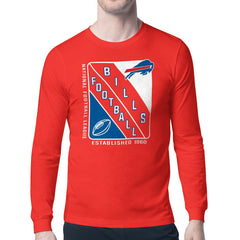 Buffalo Bills Starter Shield Logo Long Sleeve T-Shirt - Red outlet