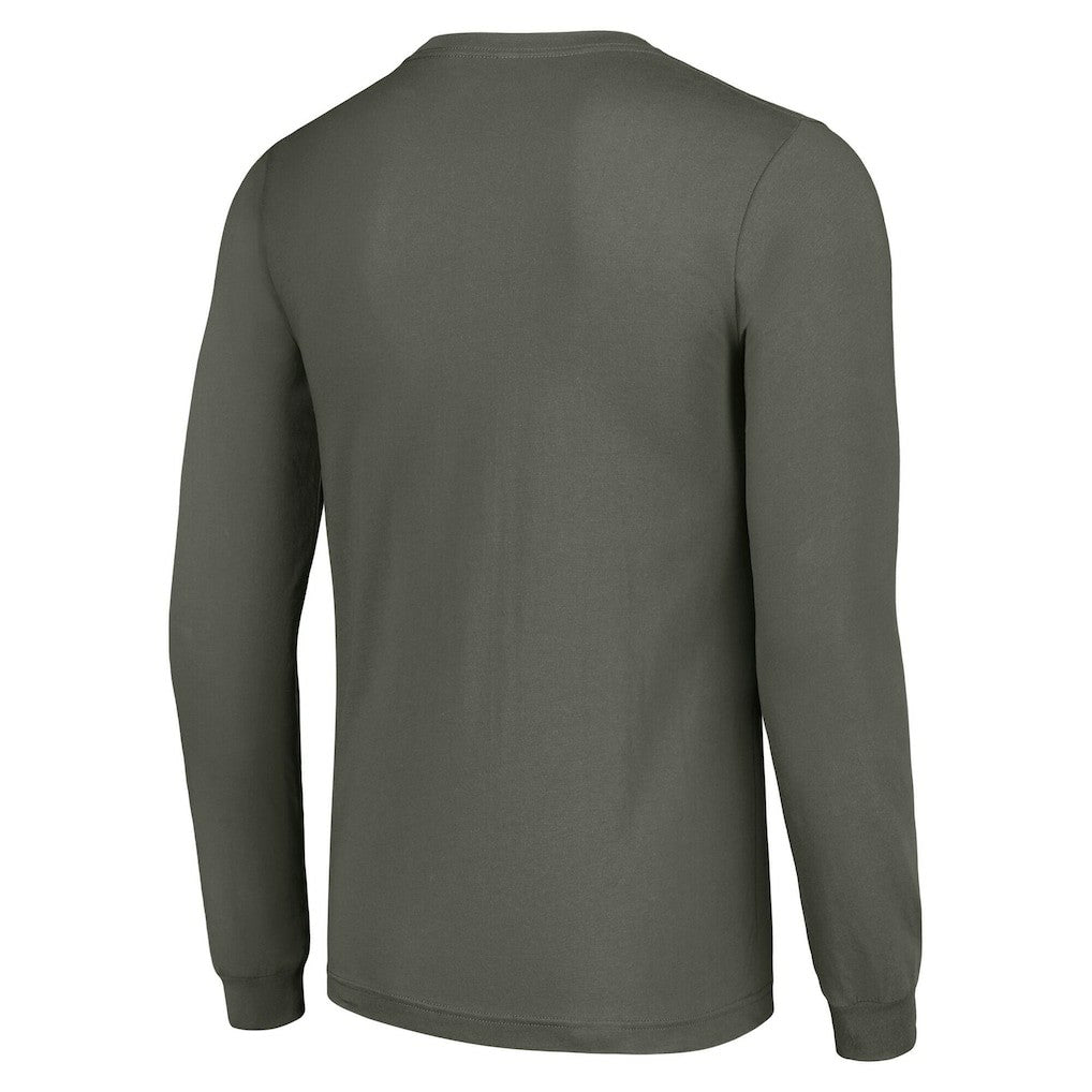 Green Bay Packers Starter Shield Logo Long Sleeve T-Shirt - Olive for sale