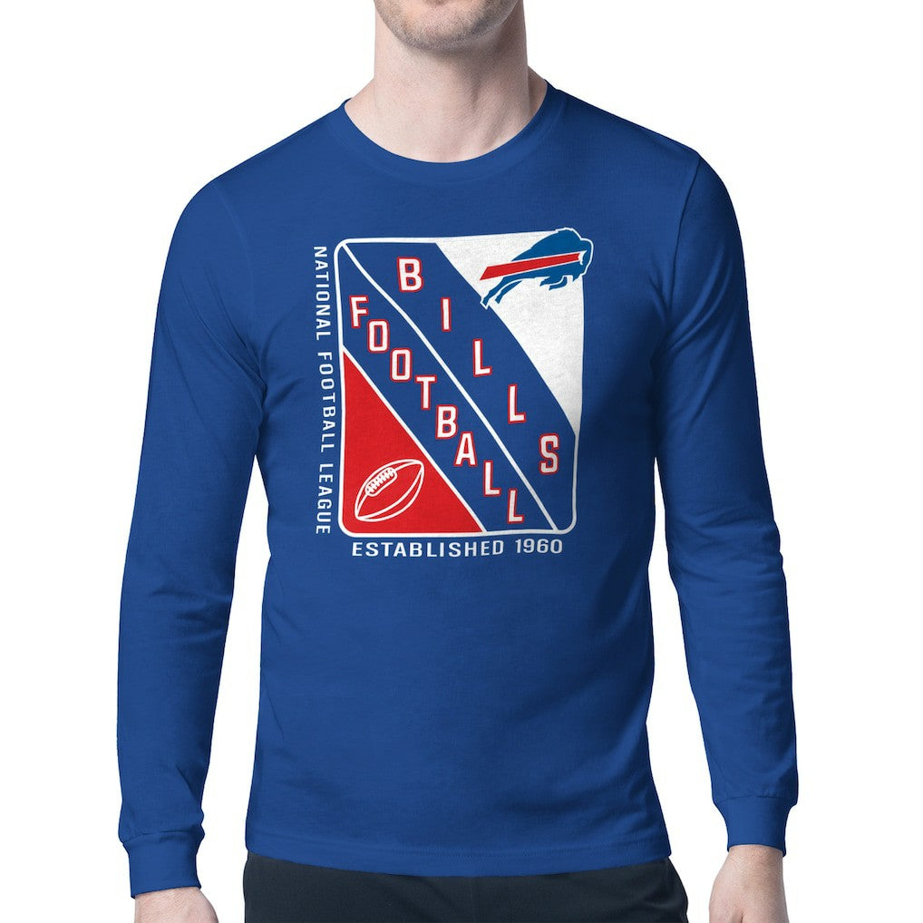 Buffalo Bills Starter Shield Logo Long Sleeve T-Shirt - Royal on sale
