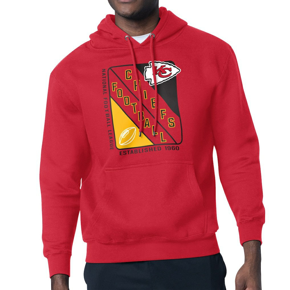 Kansas City Chiefs Starter Shield Logo Pullover Hoodie - Red cheap