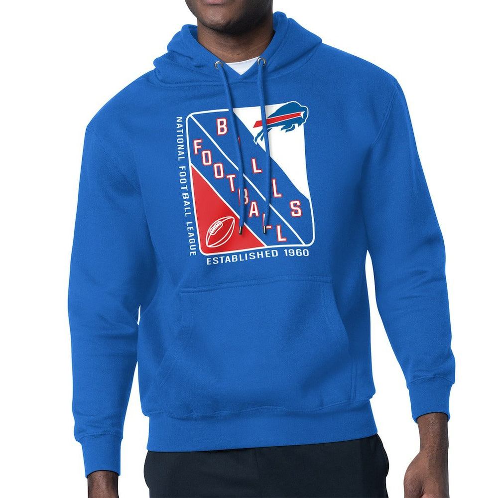 Buffalo Bills Starter Shield Logo Pullover Hoodie - Royal on sale