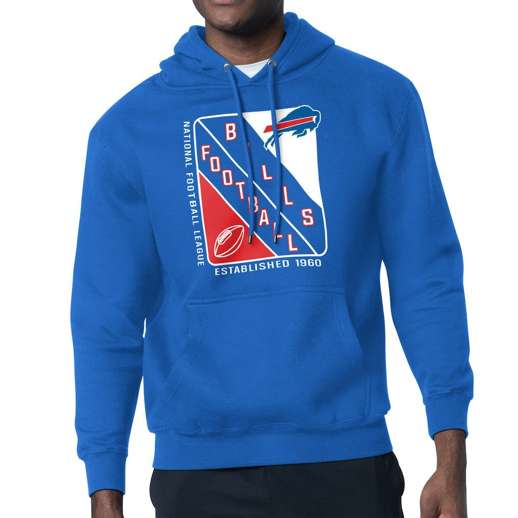 Buffalo Bills Starter Shield Logo Pullover Hoodie - Royal on sale