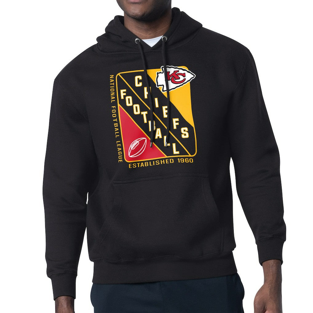 Kansas City Chiefs Starter Shield Logo Pullover Hoodie - Black online