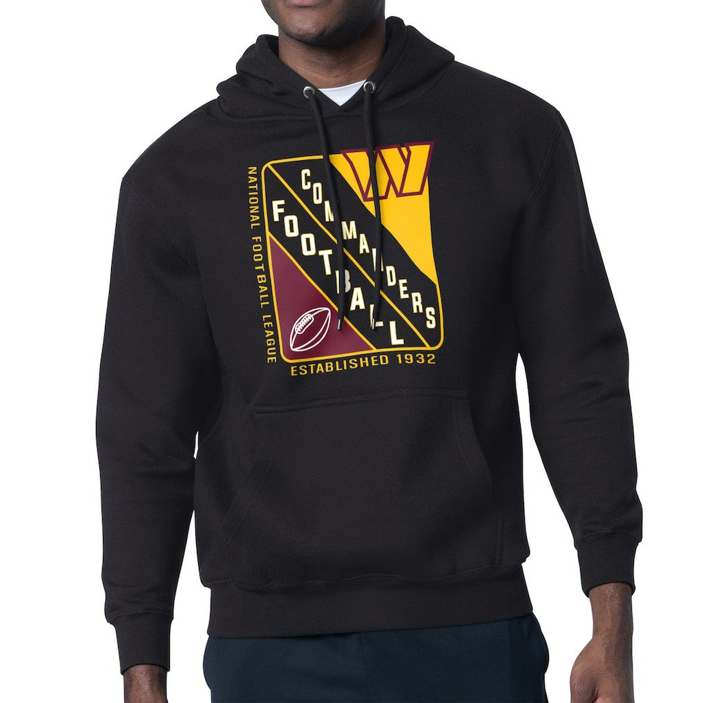 Washington Commanders Starter Shield Logo Pullover Hoodie - Black outlet