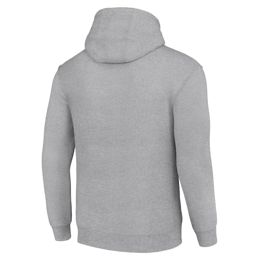 Carolina Panthers Starter Shield Logo Pullover Hoodie - Heather Gray discount