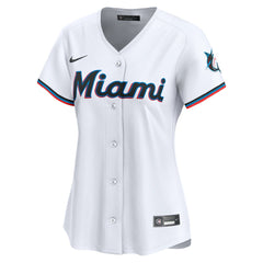 Sandy Alcantara Miami Marlins Women's Home Limited Player Jersey - White