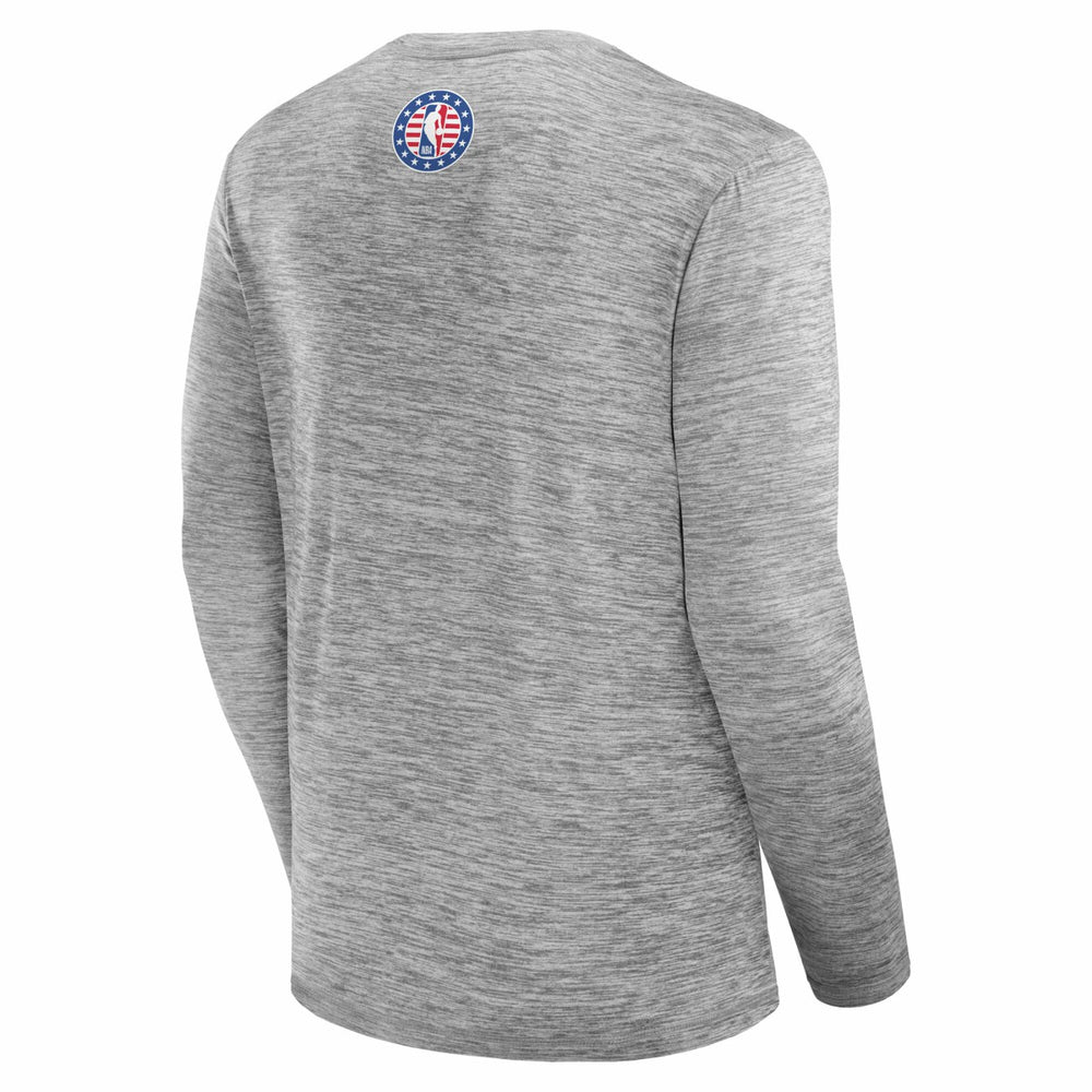 Milwaukee Bucks NBA Hoops for Troops Long Sleeve T-Shirt - Heather Gray cheap