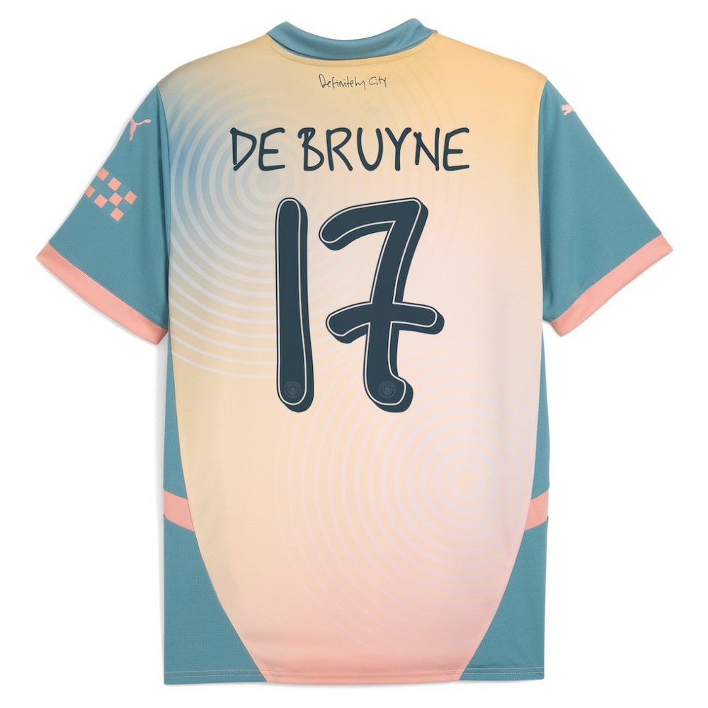 Kevin De Bruyne Manchester City 2024/25 Fourth Replica Player Jersey - Blue for sale