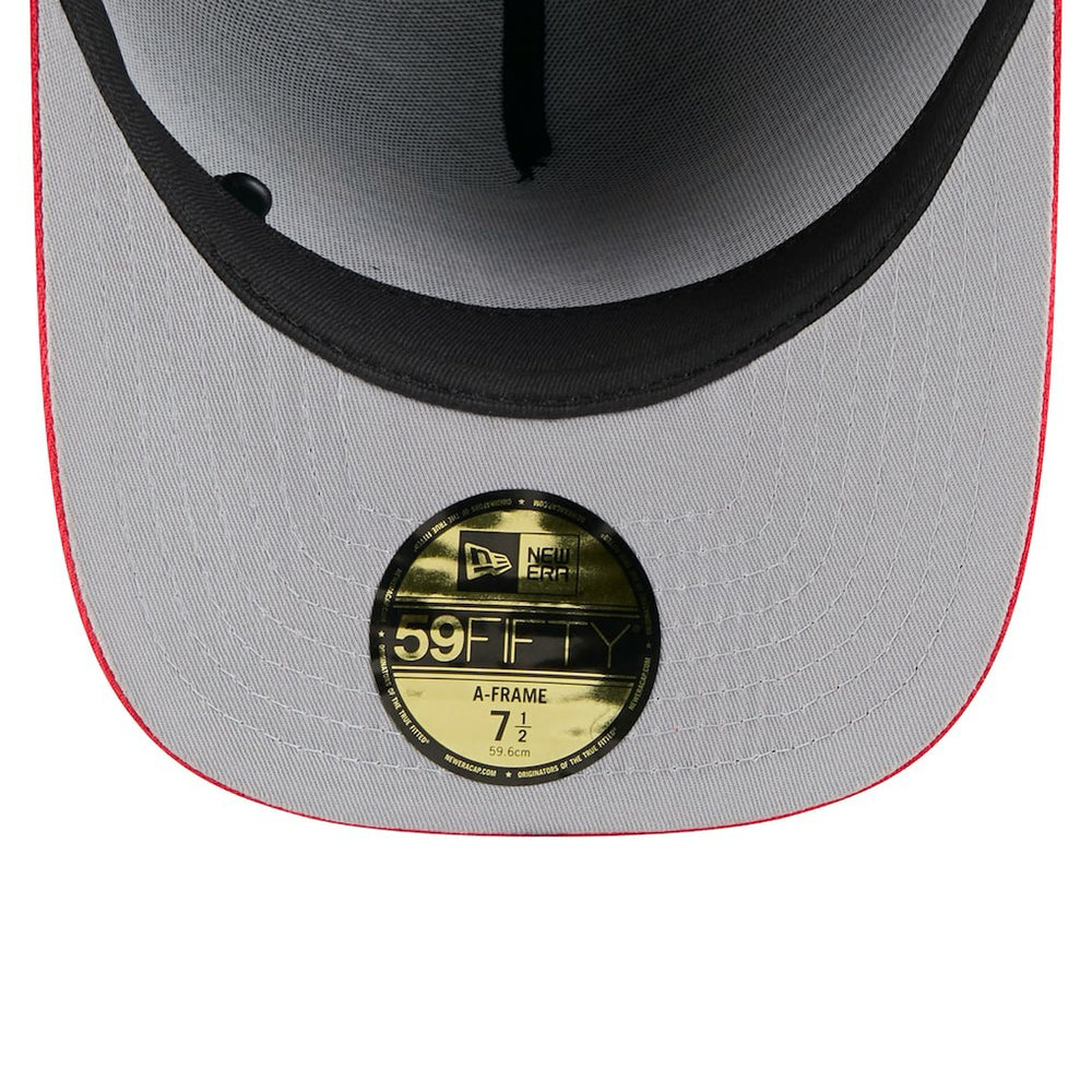 Kansas City Chiefs New Era 2025 NFL Draft On Stage A-Frame 59FIFTY Fitted Hat - Black/Red outlet