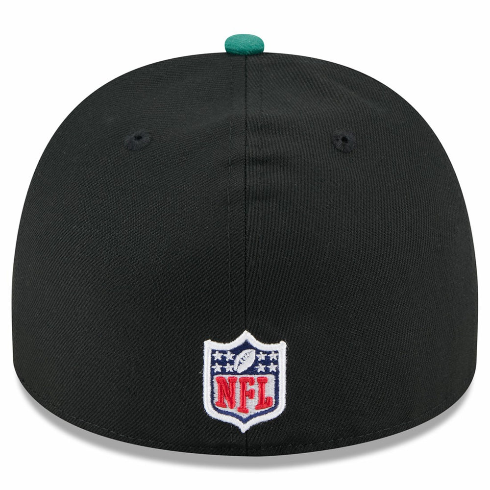 New York Jets New Era 2025 NFL Draft On Stage A-Frame 59FIFTY Fitted Hat - Black/Green discount