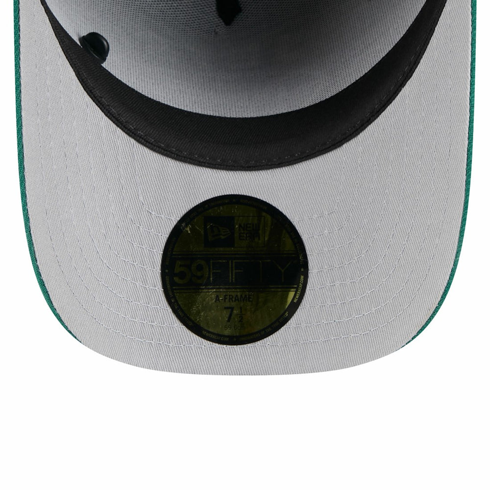 New York Jets New Era 2025 NFL Draft On Stage A-Frame 59FIFTY Fitted Hat - Black/Green discount
