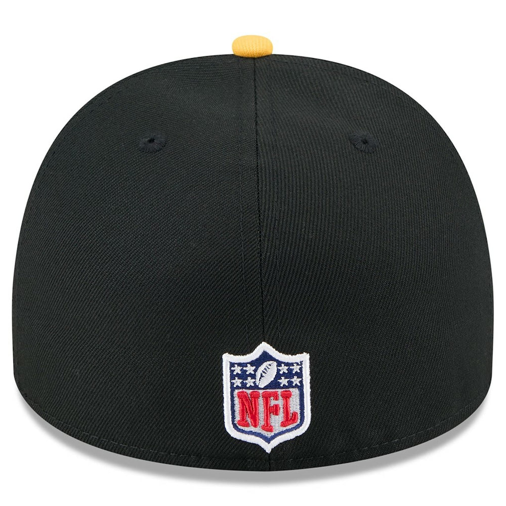 Pittsburgh Steelers New Era 2025 NFL Draft On Stage A-Frame 59FIFTY Fitted Hat - Black/Gold discount