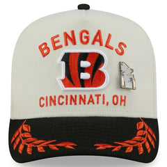 Cincinnati Bengals New Era 2025 NFL Draft A-Frame 59FIFTY Fitted Hat - Cream/Black online