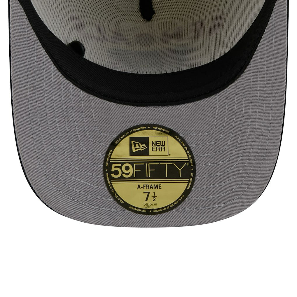 Cincinnati Bengals New Era 2025 NFL Draft A-Frame 59FIFTY Fitted Hat - Cream/Black online