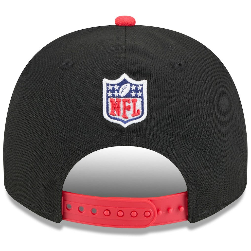 Kansas City Chiefs New Era 2025 NFL Draft A-Frame 9FIFTY Snapback Hat - Black/Red outlet