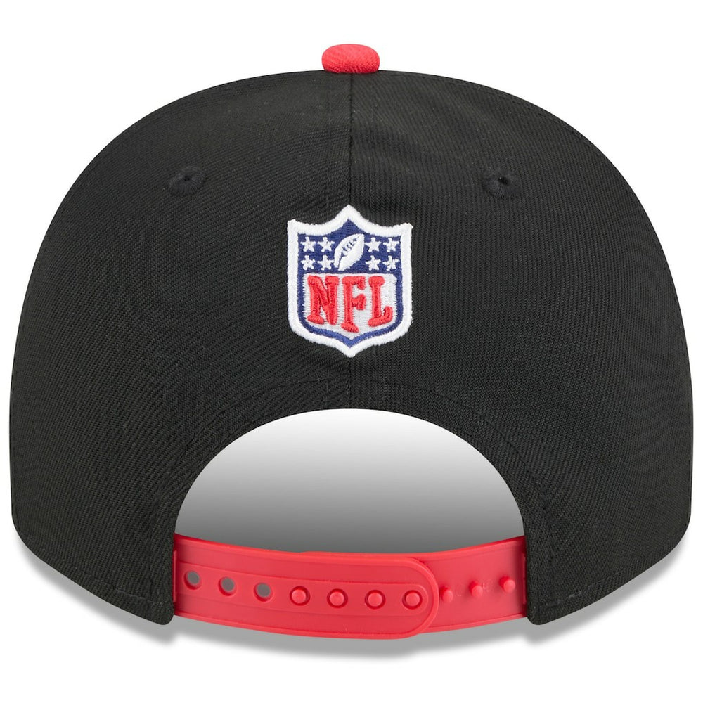 Kansas City Chiefs New Era 2025 NFL Draft A-Frame 9FIFTY Snapback Hat - Black/Red outlet