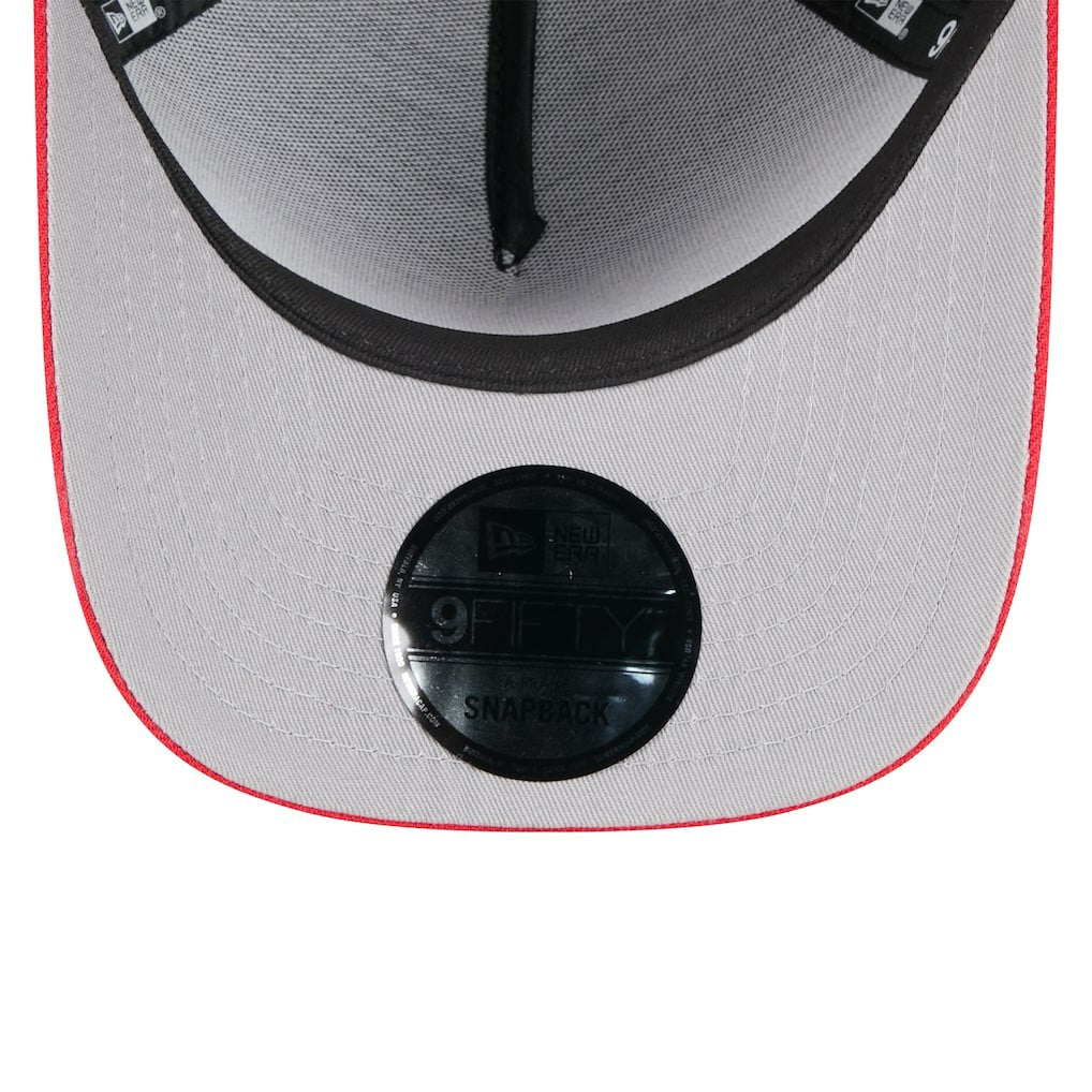 Kansas City Chiefs New Era 2025 NFL Draft A-Frame 9FIFTY Snapback Hat - Black/Red outlet