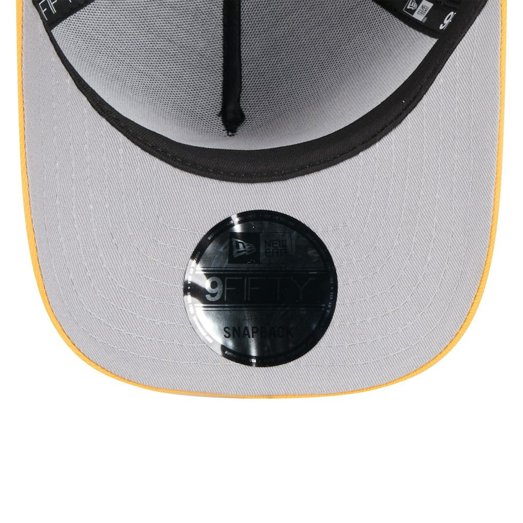Pittsburgh Steelers New Era 2025 NFL Draft A-Frame 9FIFTY Snapback Hat - Black/Gold for sale