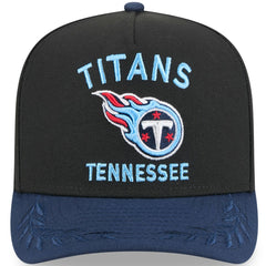 Tennessee Titans New Era 2025 NFL Draft A-Frame 9FIFTY Snapback Hat - Black/Navy for sale