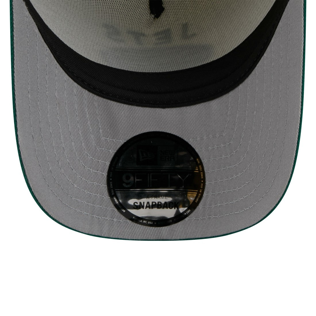 New York Jets New Era 2025 NFL Draft A-Frame 9FIFTY Snapback Hat - Cream/Green for sale