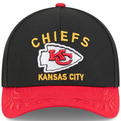 Kansas City Chiefs New Era 2025 NFL Draft 9FORTY A-Frame M-Crown Adjustable Hat - Black/Red online