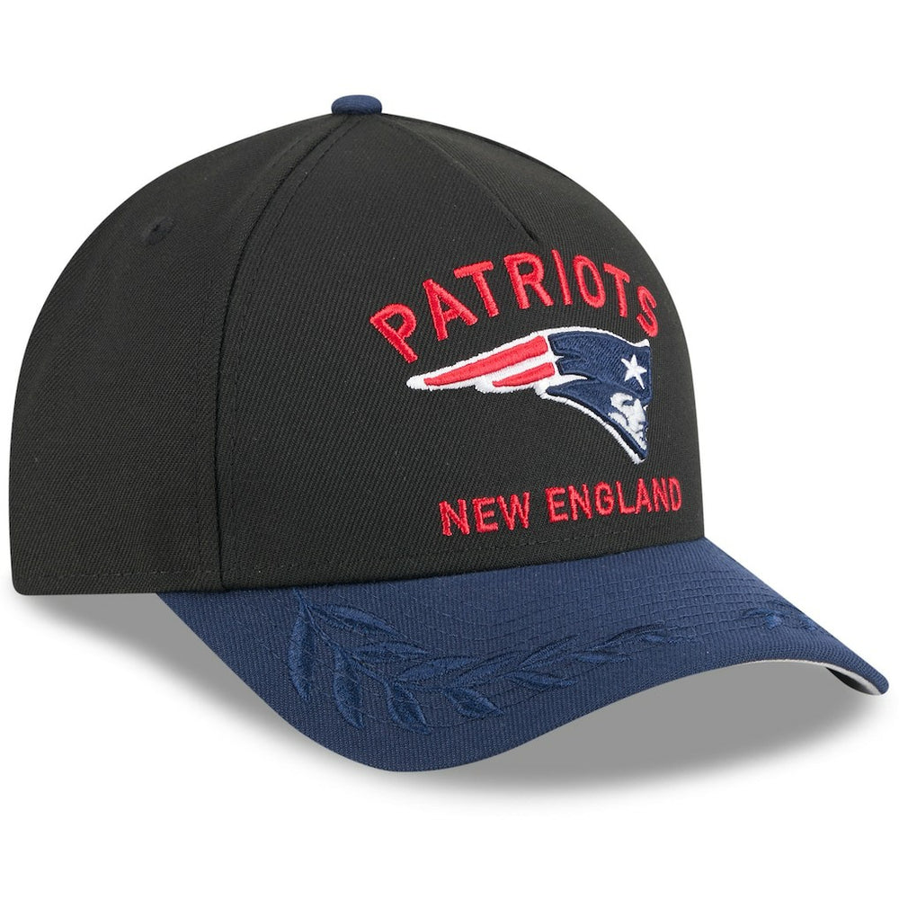 New England Patriots New Era 2025 NFL Draft 9FORTY A-Frame M-Crown Adjustable Hat - Black/Navy discount