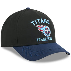 Tennessee Titans New Era 2025 NFL Draft 9FORTY A-Frame M-Crown Adjustable Hat - Black/Navy sale