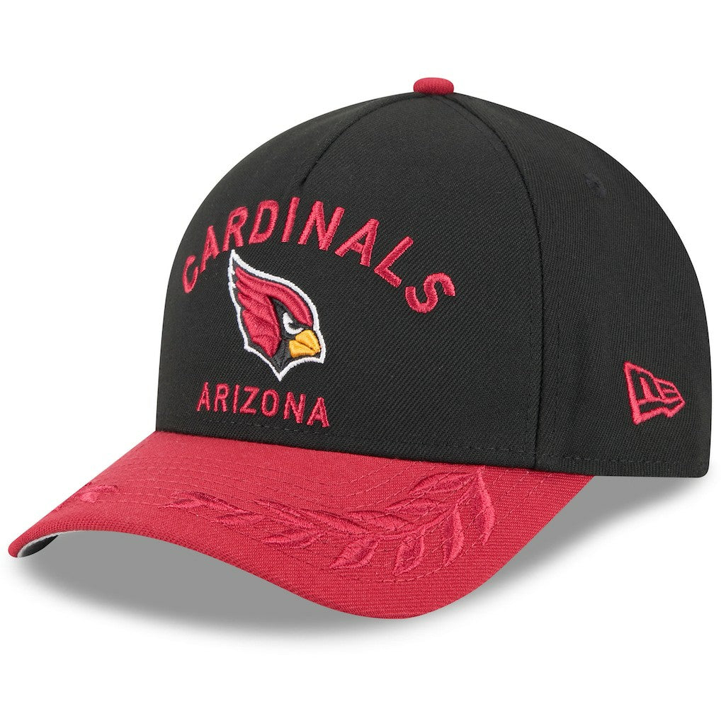 Arizona Cardinals New Era 2025 NFL Draft 9FORTY A-Frame M-Crown Adjustable Hat - Black/Cardinal outlet
