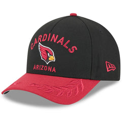 Arizona Cardinals New Era 2025 NFL Draft 9FORTY A-Frame M-Crown Adjustable Hat - Black/Cardinal outlet