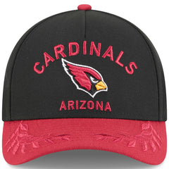 Arizona Cardinals New Era 2025 NFL Draft 9FORTY A-Frame M-Crown Adjustable Hat - Black/Cardinal outlet