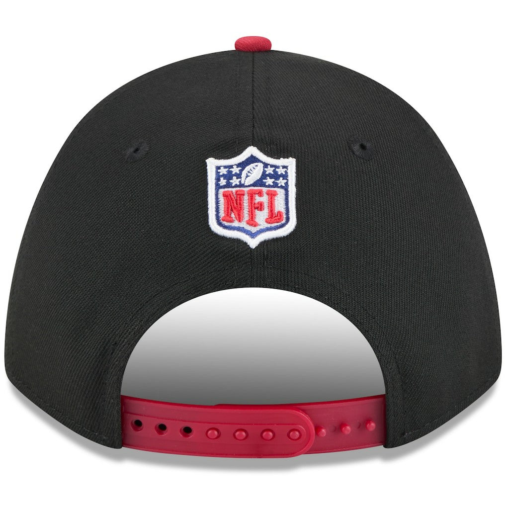 Arizona Cardinals New Era 2025 NFL Draft 9FORTY A-Frame M-Crown Adjustable Hat - Black/Cardinal outlet