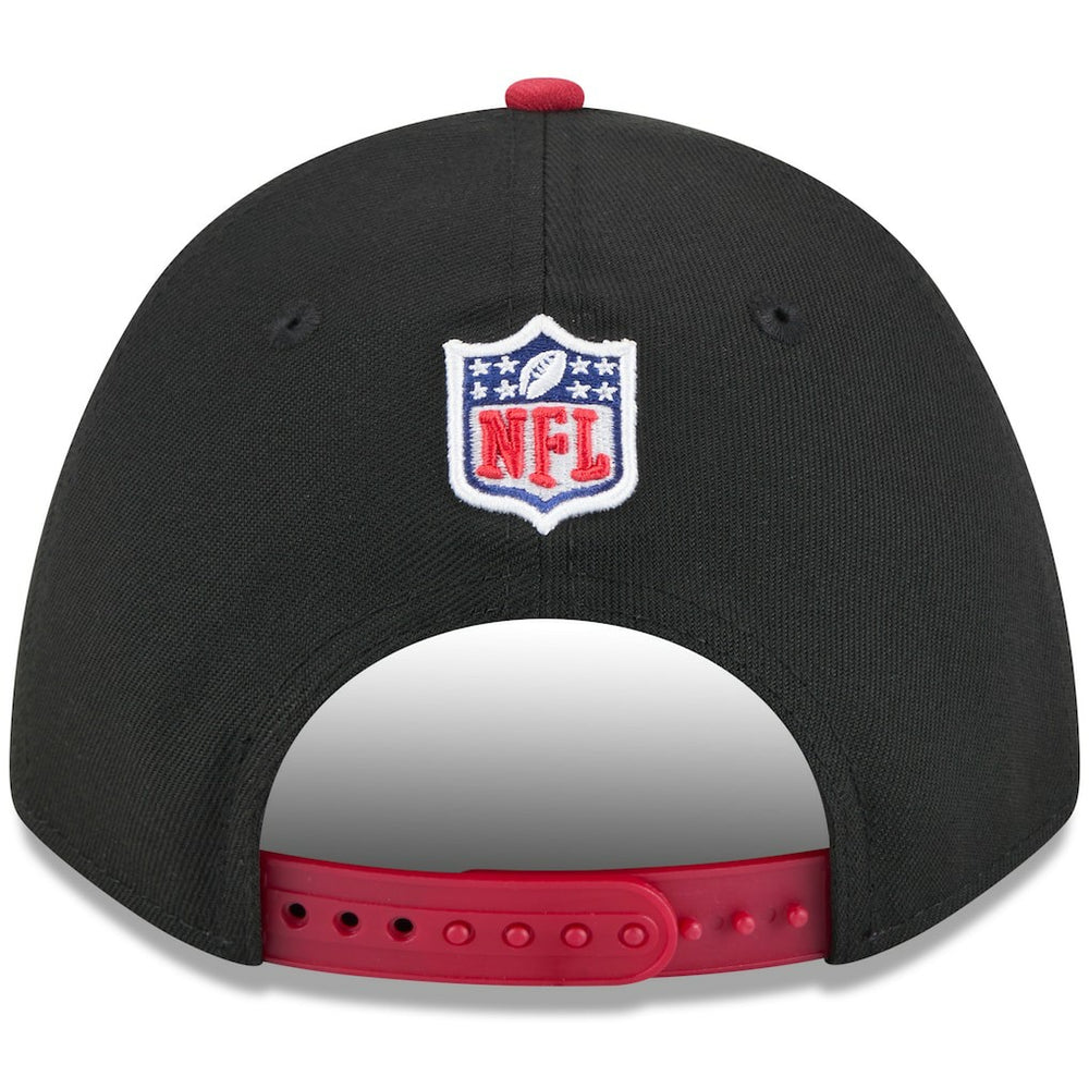 Arizona Cardinals New Era 2025 NFL Draft 9FORTY A-Frame M-Crown Adjustable Hat - Black/Cardinal outlet