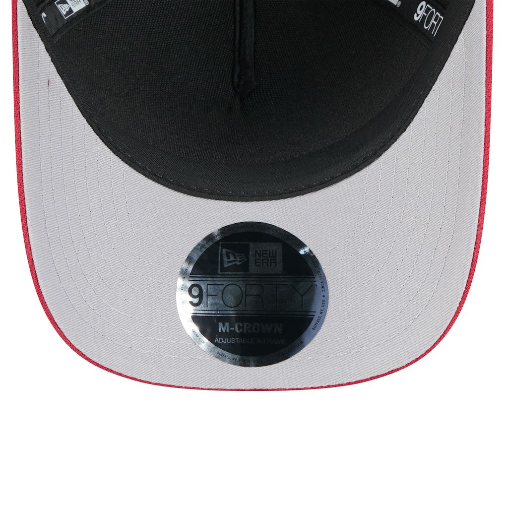 Arizona Cardinals New Era 2025 NFL Draft 9FORTY A-Frame M-Crown Adjustable Hat - Black/Cardinal outlet