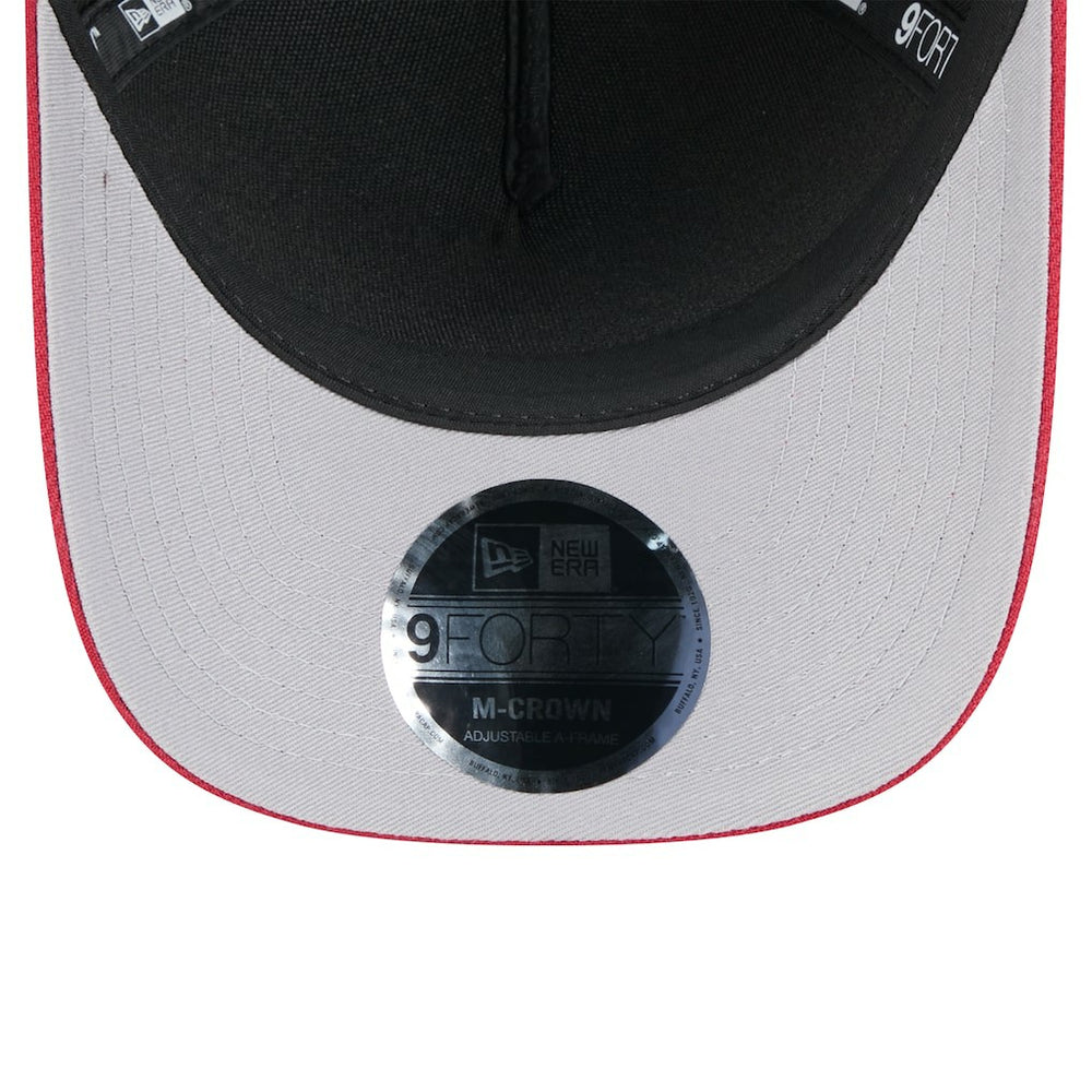Arizona Cardinals New Era 2025 NFL Draft 9FORTY A-Frame M-Crown Adjustable Hat - Black/Cardinal outlet