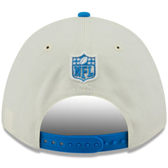 Detroit Lions New Era 2025 NFL Draft 9FORTY A-Frame M-Crown Adjustable Hat - Cream/Blue discount