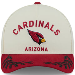 Arizona Cardinals New Era 2025 NFL Draft 9FORTY A-Frame M-Crown Adjustable Hat - Cream/Cardinal sale