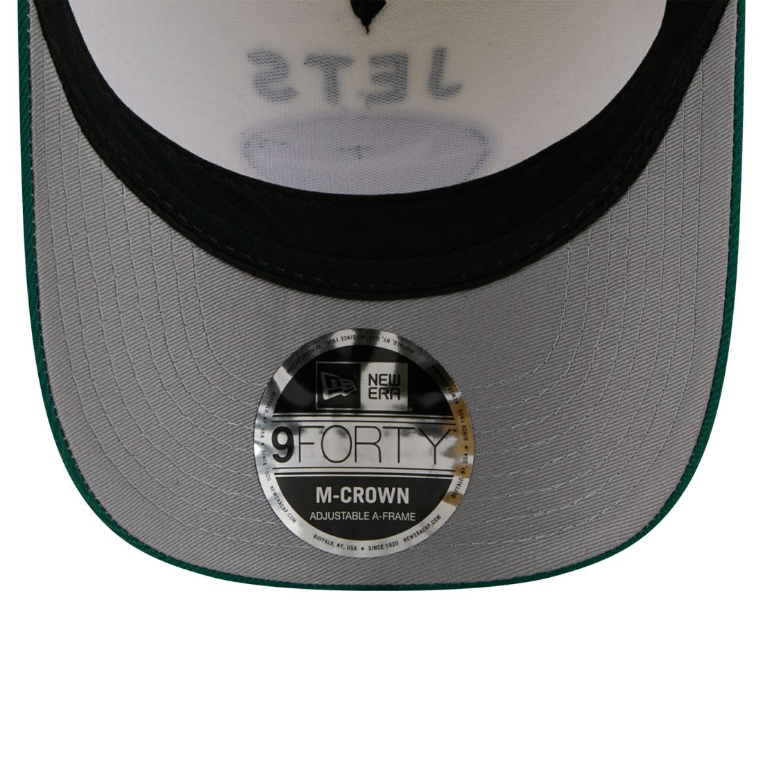 New York Jets New Era 2025 NFL Draft 9FORTY A-Frame M-Crown Adjustable Hat - Cream/Green for sale