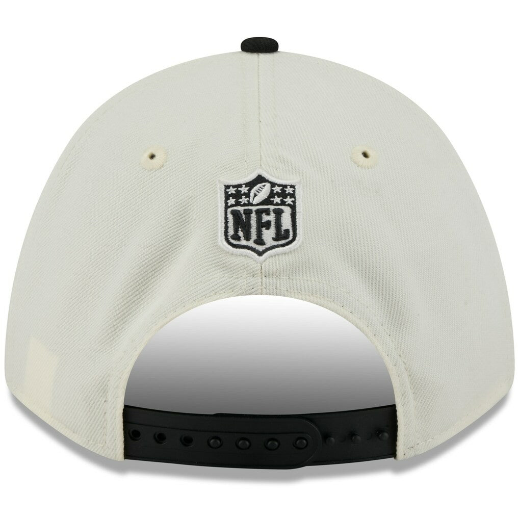 Cincinnati Bengals New Era 2025 NFL Draft 9FORTY A-Frame M-Crown Adjustable Hat - Cream/Black on sale