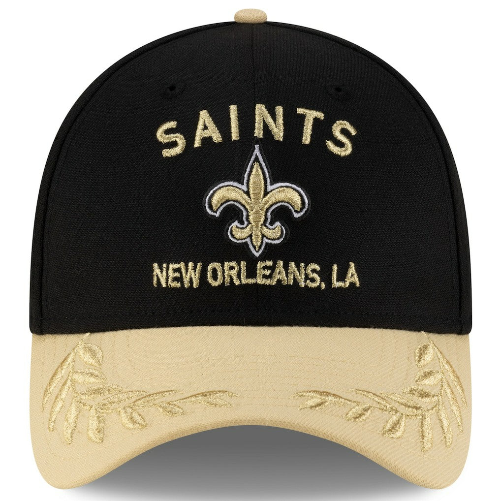 New Orleans Saints New Era 2025 NFL Draft 39THIRTY Flex Hat - Black/Gold online