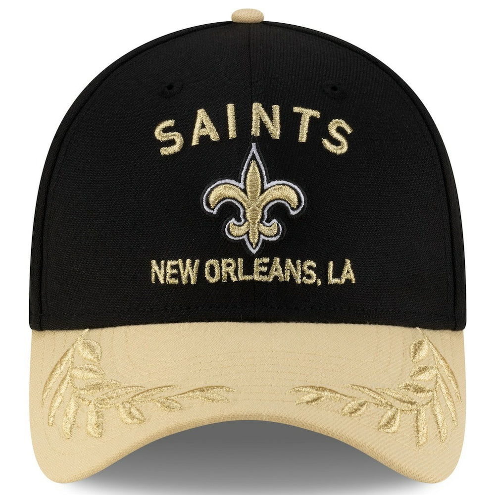 New Orleans Saints New Era 2025 NFL Draft 39THIRTY Flex Hat - Black/Gold online
