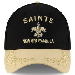 New Orleans Saints New Era 2025 NFL Draft 39THIRTY Flex Hat - Black/Gold online