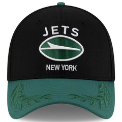 New York Jets New Era 2025 NFL Draft 39THIRTY Flex Hat - Black/Green for sale