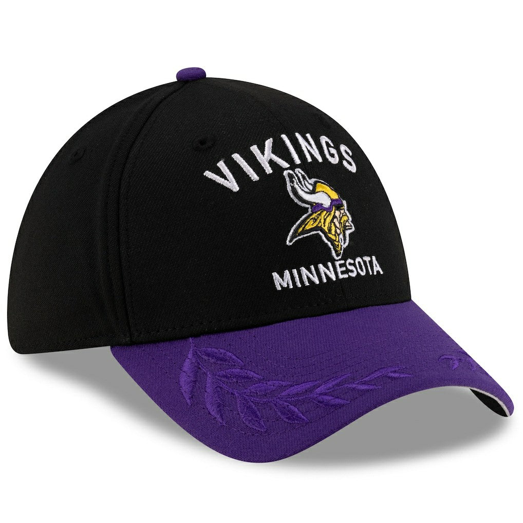 Minnesota Vikings New Era 2025 NFL Draft 39THIRTY Flex Hat - Black/Purple discount